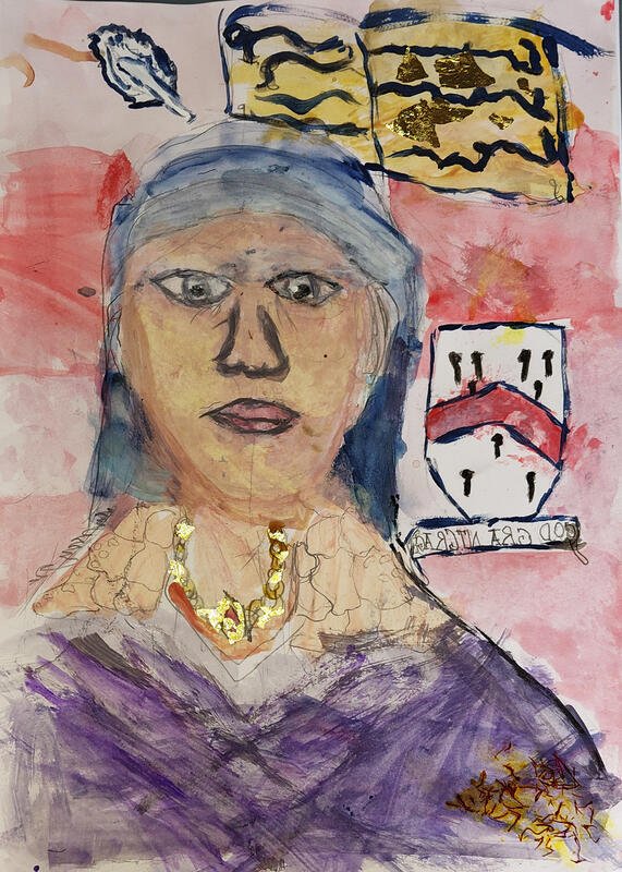 Artwork by Prince, St Mary's RC Primary Battersea