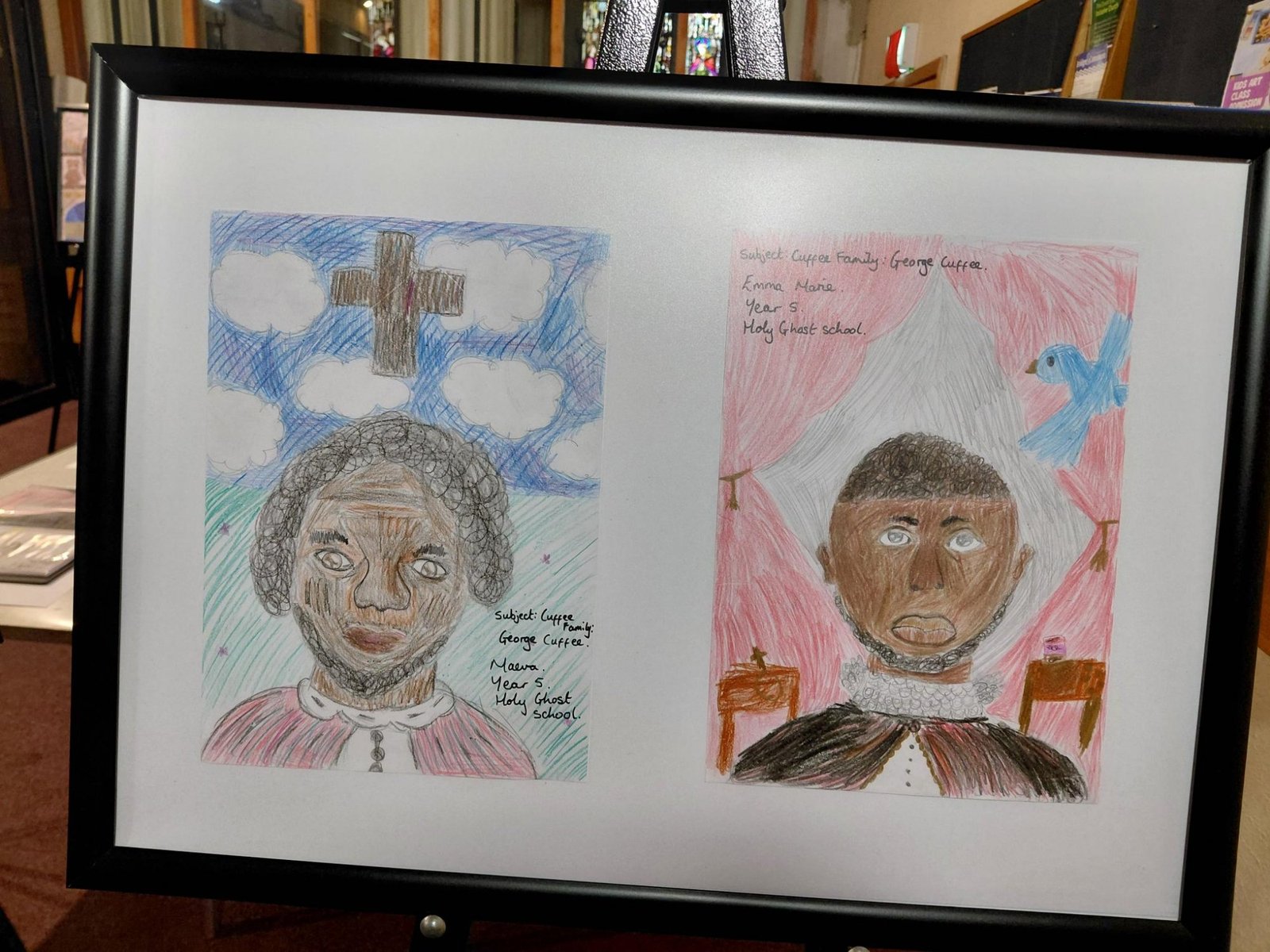 George Cuffee by Maeva and Emma Marie, Year 5, Holy Ghost School