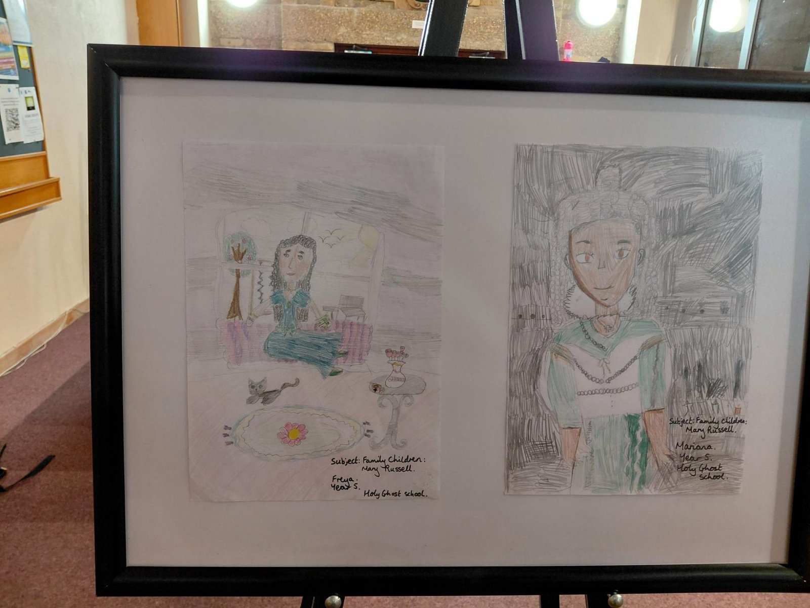 Mary Russell by Freya and Mariana, Year 5, Holy Ghost School